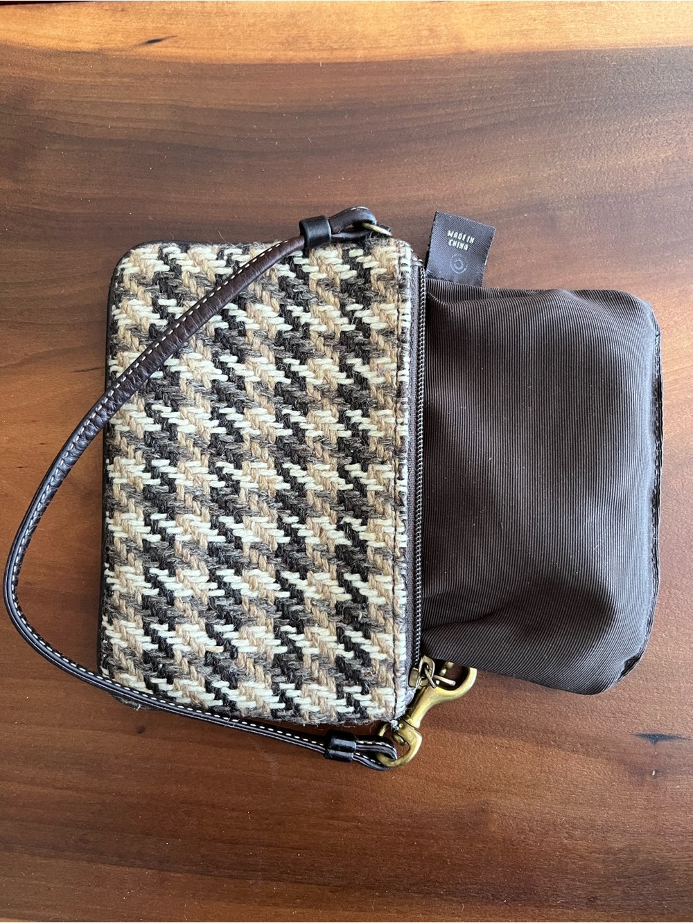 Vintage Coach Wool Wristlet - Picture 6 of 10